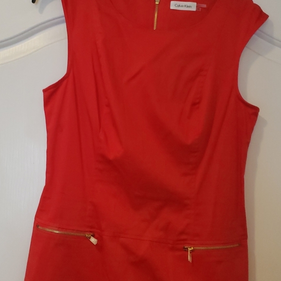 Calvin Klein Red Dress - Picture 4 of 4